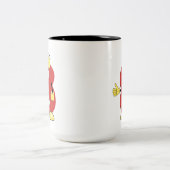 番号付きマグカップ ツートーンマグカップ (中央)