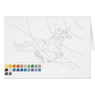 番号絵を描カード：馬