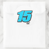 番号15 – ステッカー (バッグ)