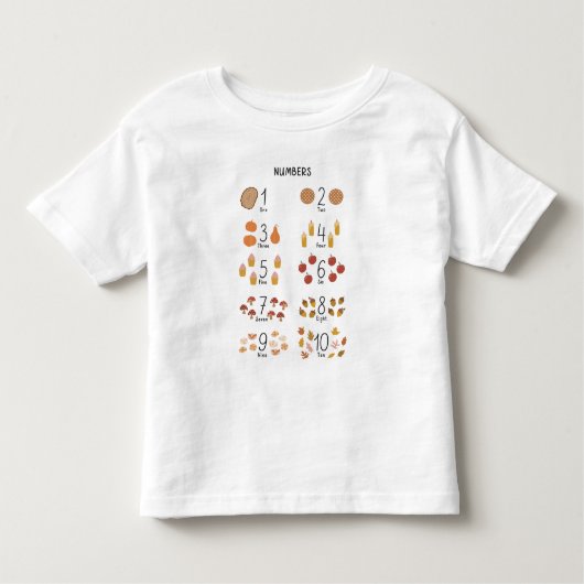 番号1 - 10秋美学 トドラーTシャツ (正面)