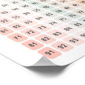 番号1 - 100子供の教育 ポスター (角)