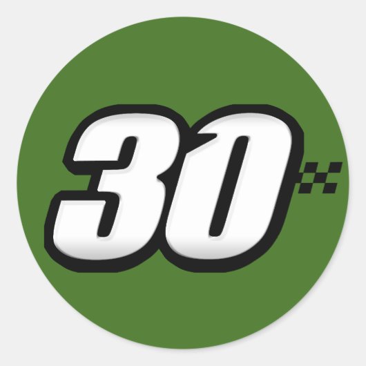 番号30 – ステッカー (正面)