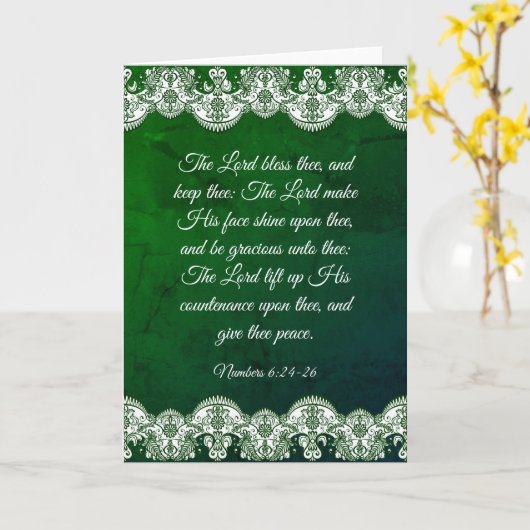 番号6:24-26カード カード (黄色い花)