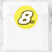 番号8 – ステッカー (バッグ)