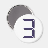 番号 – 3 - 3 マグネット (正面/裏面)