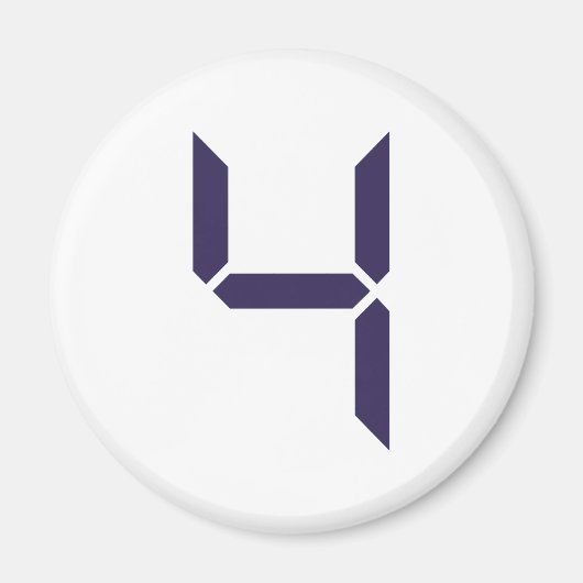 番号 – 4 - 4 マグネット (正面)