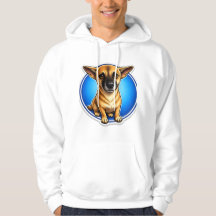 番犬の肖像 グラフィック フーディーTシャツ