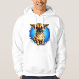 番犬の肖像 グラフィック フーディーTシャツ パーカ