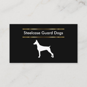 番犬の訓練および販売 名刺