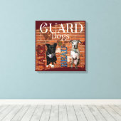 番犬2 キャンバスプリント (インサイチュ (ウッドフロア))