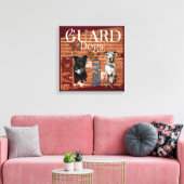 番犬2 キャンバスプリント (インサイチュ (リビング))