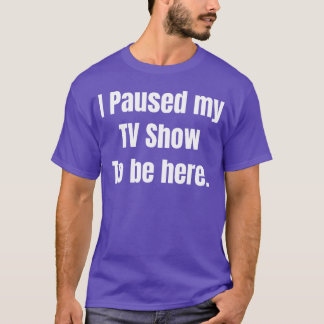 番組鑑賞家のための楽しいフレーズ ショー好きのためのギフト Tシャツ