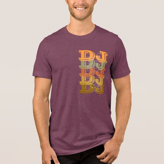 異なった色のDJ トライブレンドＴシャツ (正面)