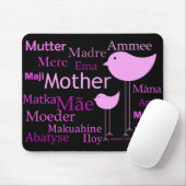 異なった言語の母 マウスパッド (マウス)
