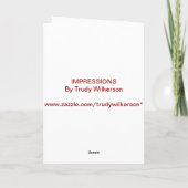 -異なった言語-オレンジありがとう サンキューカード (裏面)