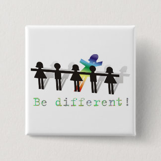 異なっていて下さいあって下さい! 缶バッジ