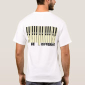 異なっていて下さいあって下さい Tシャツ (裏面)