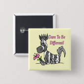 異なっているがある挑戦! 缶バッジ (正面&裏面)