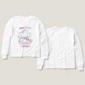 異なることは魔法猫 Funny unicorn cat (デザイン 正面＆背面)