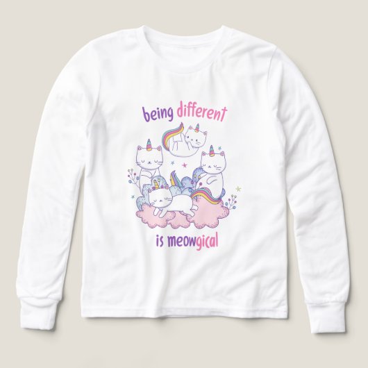 異なることは魔法猫 Funny unicorn cat (デザイン正面)