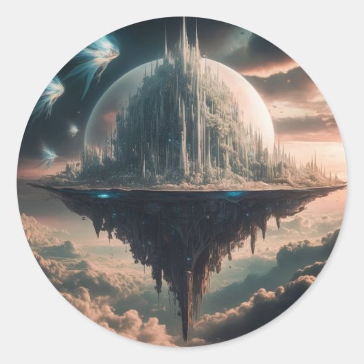 異なるステッカー ラウンドシール (正面)