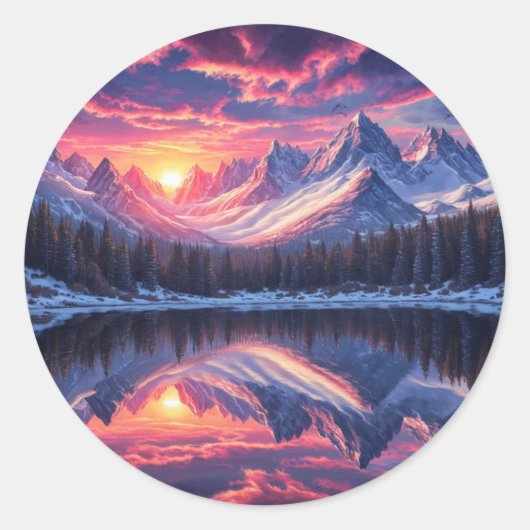 異なるステッカー ラウンドシール (正面)