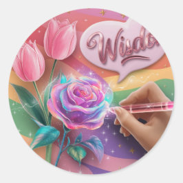 異なるステッカー ラウンドシール