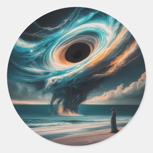 異なるステッカー ラウンドシール (正面)