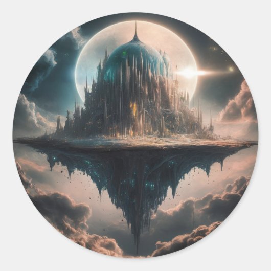 異なるステッカー ラウンドシール (正面)