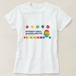 異なる心 驚くべき能力 認識 アート Tシャツ