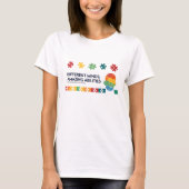 異なる心 驚くべき能力 認識 アート Tシャツ (正面)