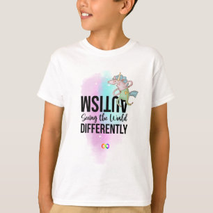 異なる神経多様性を見る自閉症意識 Tシャツ