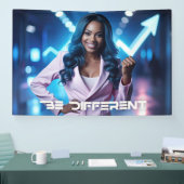 異なれ 横断幕 (トレードショー)