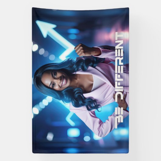 異なれ 横断幕 (縦)