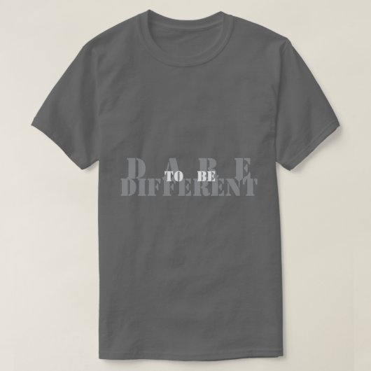 異なれ Tシャツ (デザイン正面)