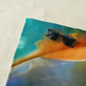 異世カラフル的抽象芸術 ビーチタオル (インサイチュ)