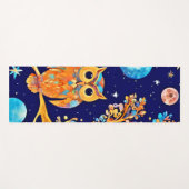 異世界のフクロウの芸術:天疑問に思の ヨガマット (正面(横))