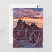 異世界の夕日 ポストカード (正面/裏面)