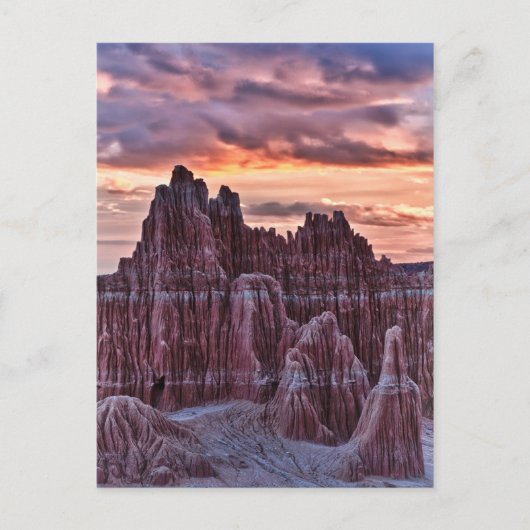 異世界の夕日 ポストカード (正面)