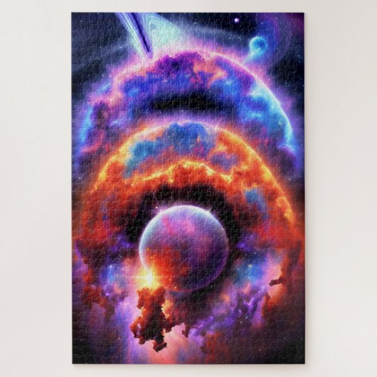 異世界の次元に固執する宇宙惑星 ジグソーパズル (縦)