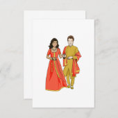 異人種婚のお知らせ サンキューカード (正面/裏面)