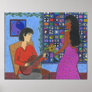 異人種間のカップル・ウイスラー ポスター