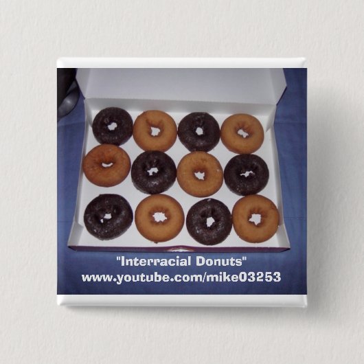 異人種間のドーナツ 缶バッジ (正面)