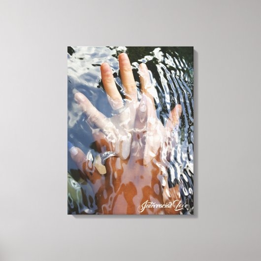 異人種間の愛 キャンバスプリント