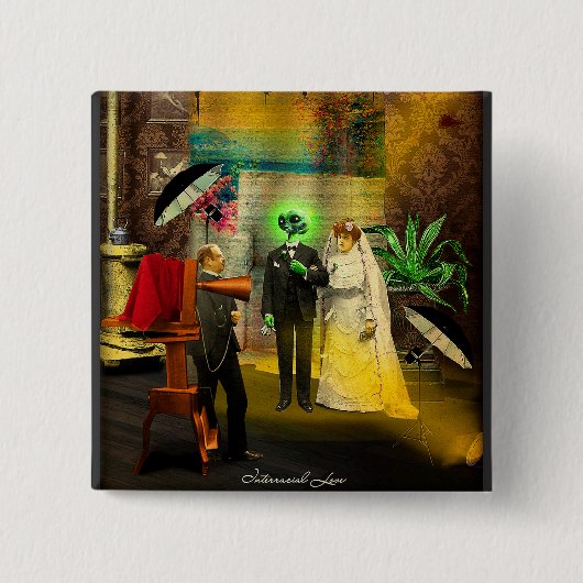 異人種間の愛 缶バッジ (正面)