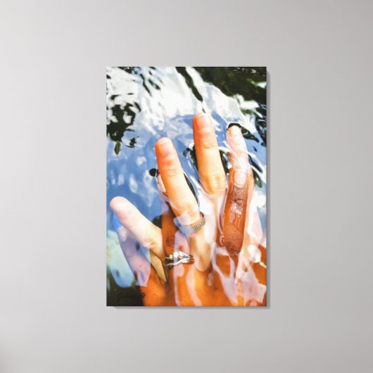 異人種間キャンバス キャンバスプリント (正面)