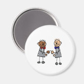 異人種間ゲイカップル マグネット (正面/裏面)