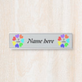 異人種間ラブレインボーハート サインプレート (正面)