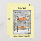 異化淡い色の黄色はがき ポストカード (正面/裏面)