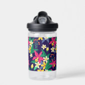 異国カラフル花柄–23021 ウォーターボトル (正面)